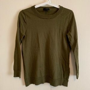 JCrew Olive Green Sweater